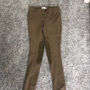 tan horseback riding pants